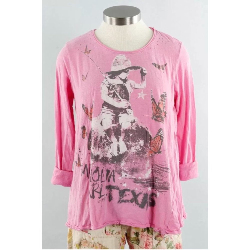 Magnolia Pearl Texas Beauty of Life Dylan tee azalea pink OS